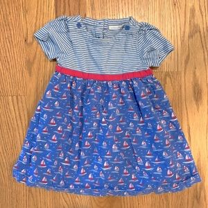 Jojo Maman Bébé 2-3T sailboat dress